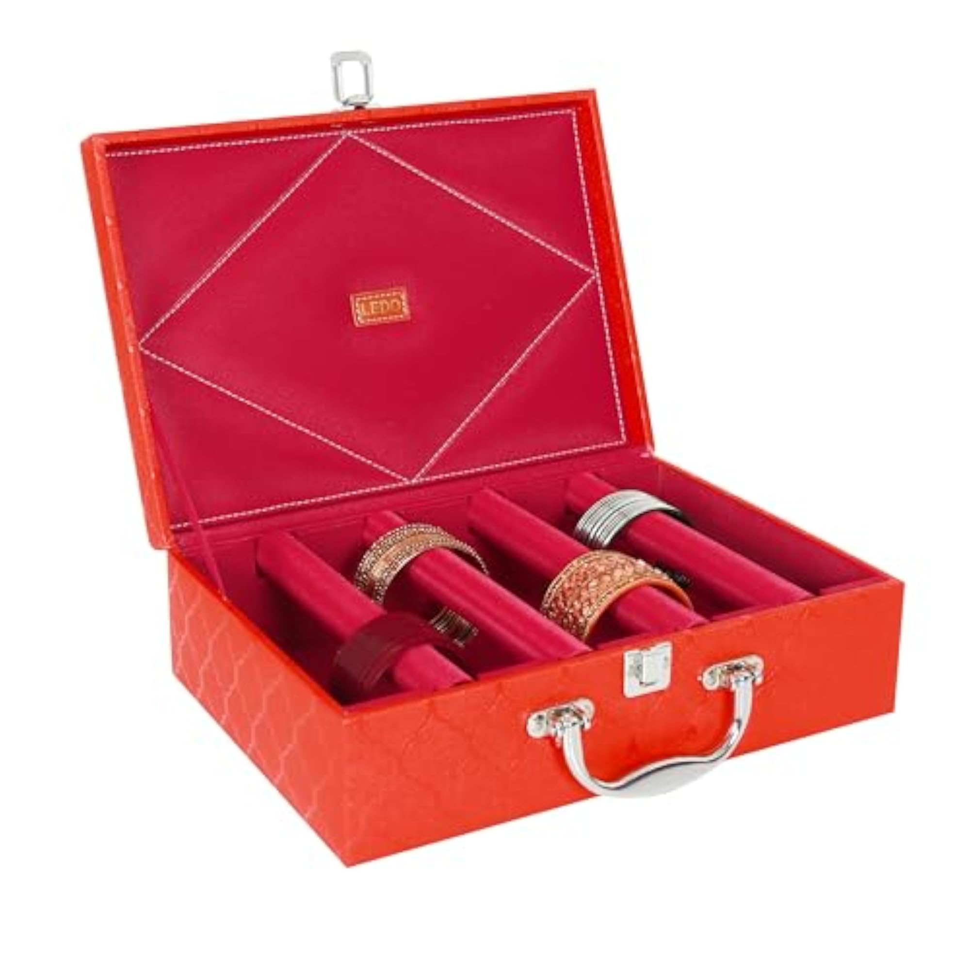 PU Leather Bangle Box Organizer Holder Case for Women